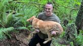 East Pierce firefighters rescue dog that fell 15 feet into abandoned mine hole