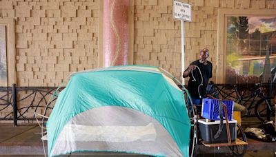 California homeless camp crackdown not spreading to Las Vegas Valley