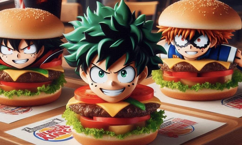 Burger King Unveils My Hero Academia Menu in France Featuring Deku and Bakugo Burgers - EconoTimes