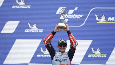 Marc Márquez, sobre su adelantamiento a Bagnaia: "Es de un nivel bueno, pero no excelente"