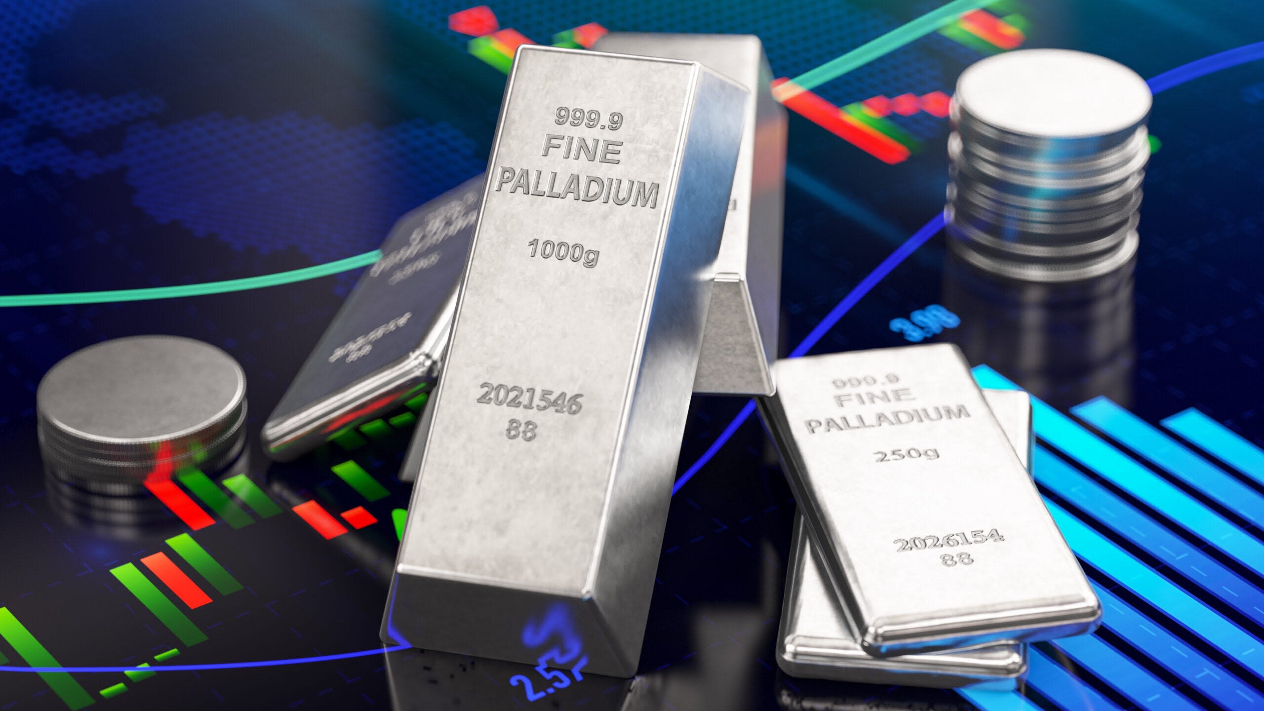 Palladium price today: Palladium is down 16.09% year to date