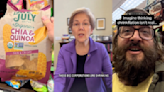 Sen. Elizabeth Warren and social media creators are calling out 'shrinkflation': 'There's 3 chips in the whole bag'