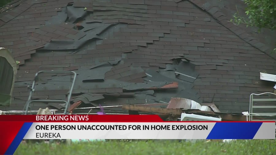 Explosion in Eureka home leaves one missing