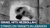 Israel targets Hezbollah with strikes in Lebanon following attack on football pitch - Latest From ITV News