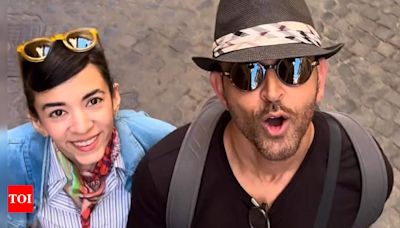 Hrithik Roshan shares an adorable post for ‘partner’ Saba Azad on their third anniversary | Hindi Movie News - Times of India