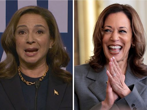 Kamala Harris Watches Maya Rudolph’s ‘SNL’ Impression, Praises the Mannerisms: ‘She’s So Good!’