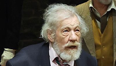 Sir Ian McKellen, 85, lost balance and went 'head first' into audience