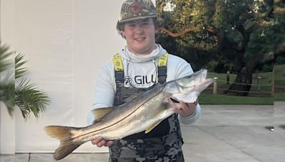 Alabama Teen Catches a Pending State-Record Snook After Getting His Lure Stuck in a Tree
