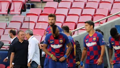 El día que Hansi Flick pidió respeto para el Barça ante los suyos