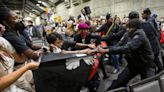 California Democratic convention in Sacramento shut down by cease-fire protest disruptions