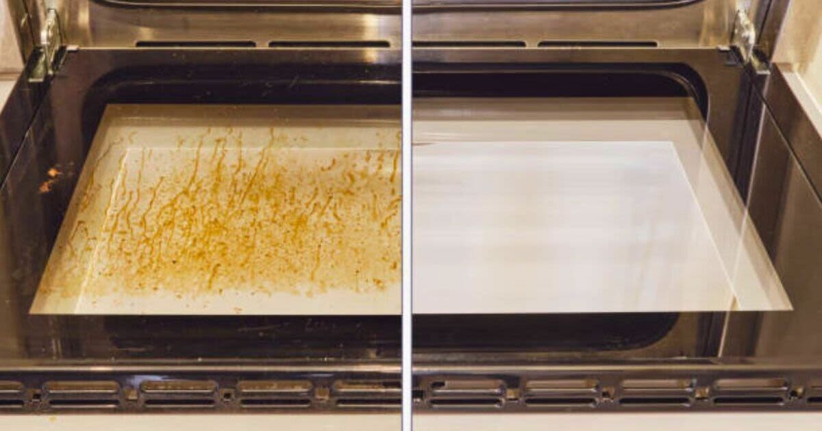 Remove grease from oven glass in 30 minutes with 1 kitchen item