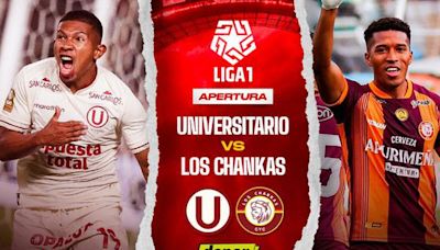 Universitario vs Los Chankas EN VIVO: minuto a minuto vía GOLPERÚ por el Torneo Apertura