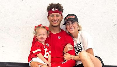 Brittany Mahomes Says Husband Patrick Is ‘Proud’ After Daughter Sterling Falls Asleep Cuddling Basketball