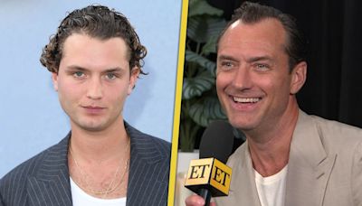 Jude Law on What Advice He's Given His Son Raff About Acting (Exclusive)