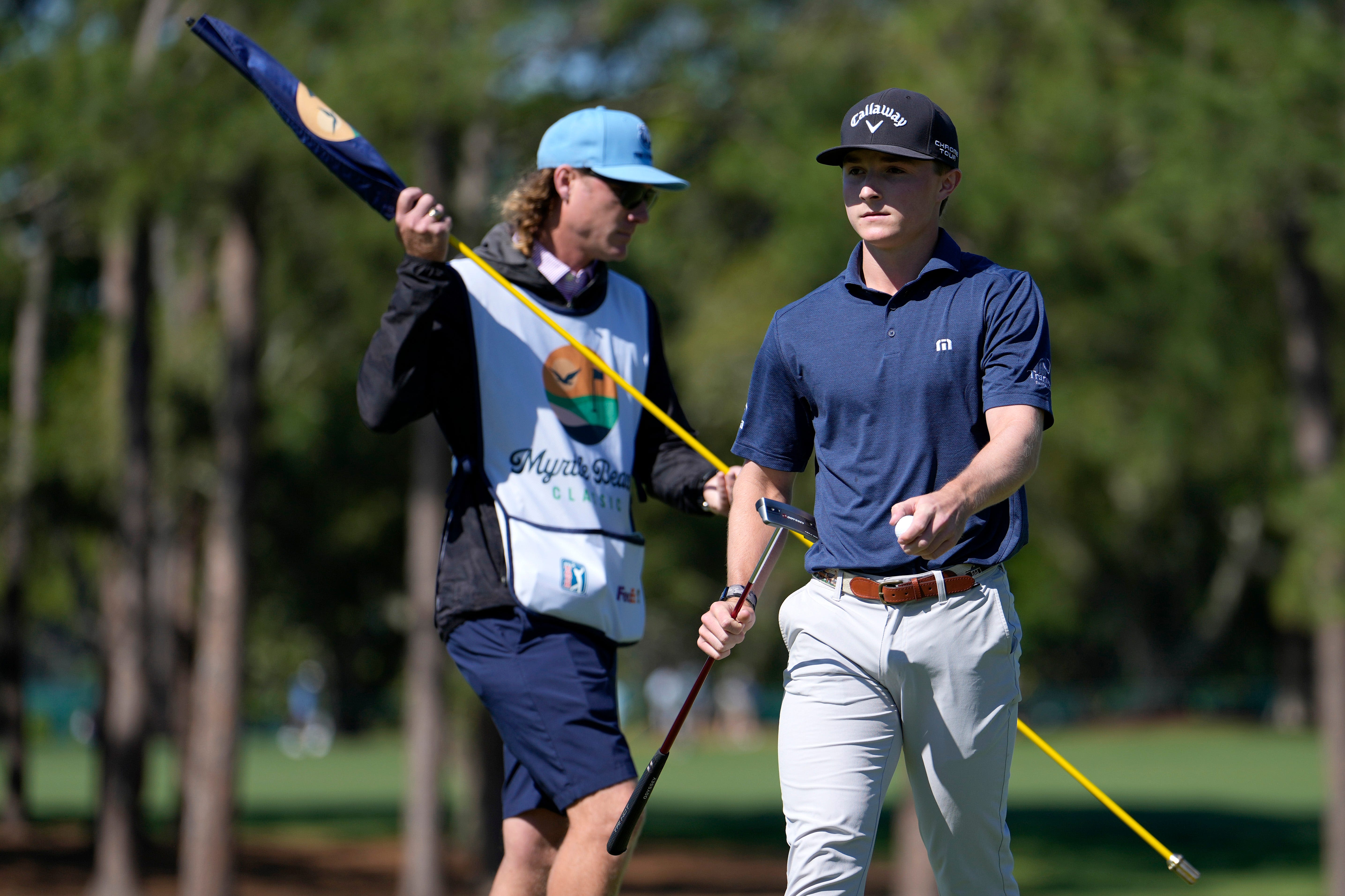 Blades Brown, 16, shoots 66, moves up Myrtle Beach Classic leaderboard in PGA Tour debut