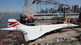 Concorde supersonic jet sets sail down New York river after months of repairs