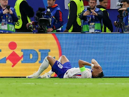 WATCH: Kylian Mbappe receives another blow to the face during Portugal vs France at Euro 2024 sparking concern