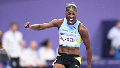Julien Alfred en los Juegos Olímpicos 2024: la sorpresa de los 100 metros femeninos que hizo delirar a Santa Lucía