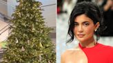 Kylie Jenner Unveils Her Towering Christmas Tree Adorned with Colorful Ornaments and White Lights