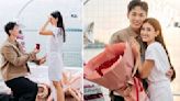 Singapore actors Hong Ling and Nick Teo got engaged on yacht