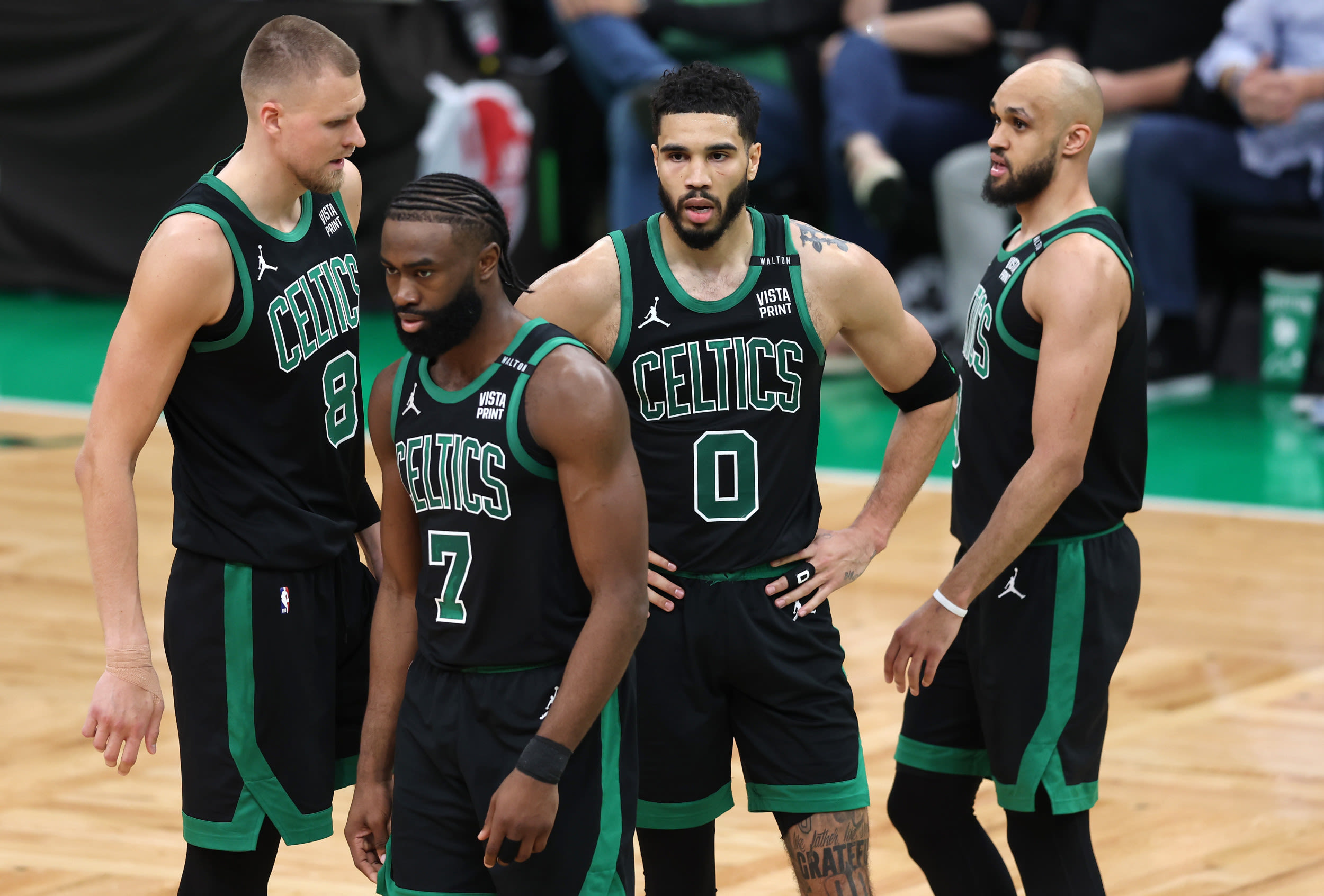 Celtics Star Gets Into Brawl at Colorado Game, Restrained by Multiple Fans