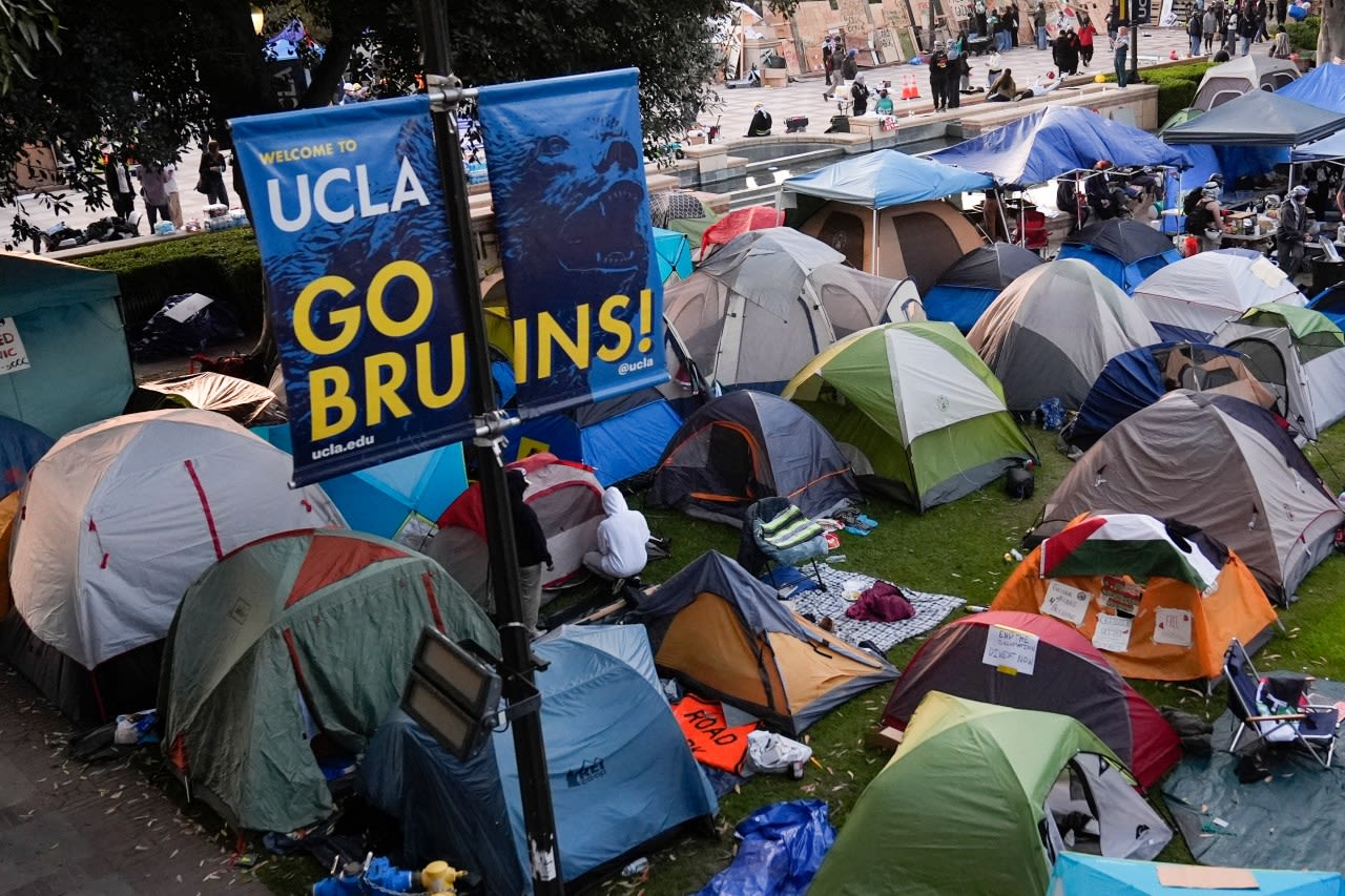 Dozens arrested in new pro-Palestinian protests at University of California, Los Angeles