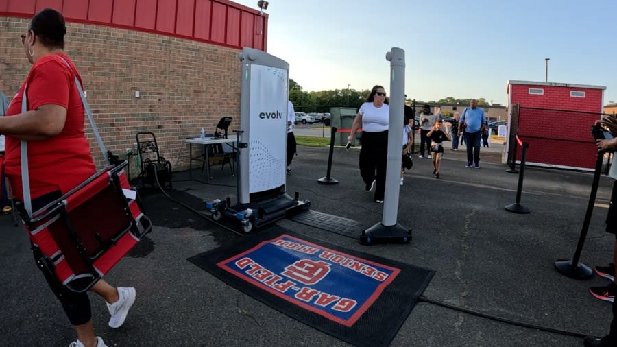 Prince William County Public Schools rolls out weapons detectors at high school football games