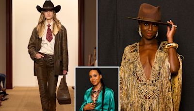 Ralph Lauren’s fall 2024 show brings cowgirl glam to NYC: Kerry Washington, more
