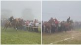 Veracruz: Tres heridos por carrera de caballos en plena niebla