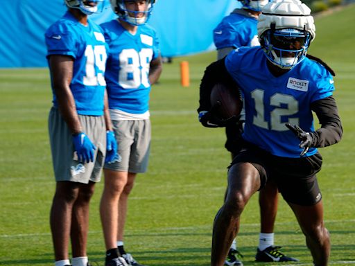 Detroit Lions' Daurice Fountain contending for wide receiver snaps after near-retirement