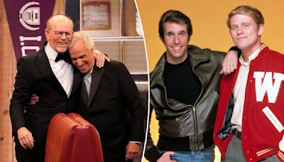 Henry Winkler channels Fonzie at Emmys 2024 ‘Happy Days’ reunion with Ron Howard