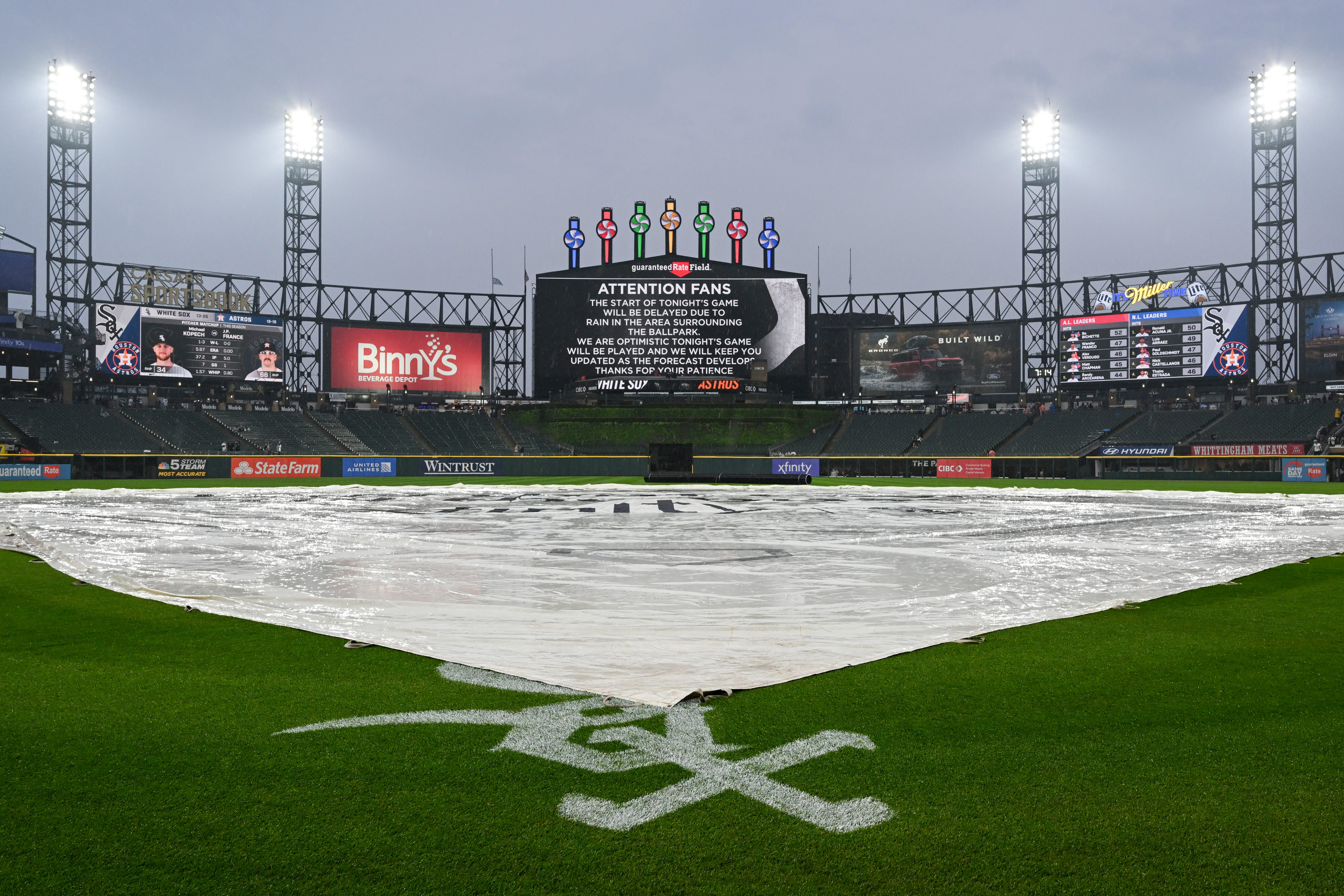 Friday's White Sox-Rockies will begin with a rain delay. Here's what we know