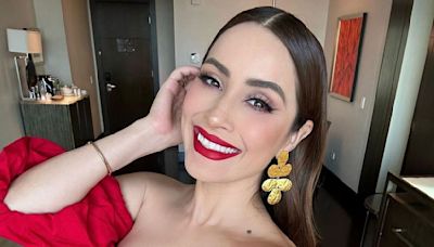 Cynthia Rodríguez celebra sus 40 con vestido rojo de ensueño