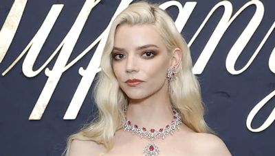 Anya Taylor-Joy is ethereal in a golden corset gown alongside glamorous Olivia Wilde, Emily Blunt and Gabrielle Union at star-studded Tiffany & Co. celebration event in Beverly ...