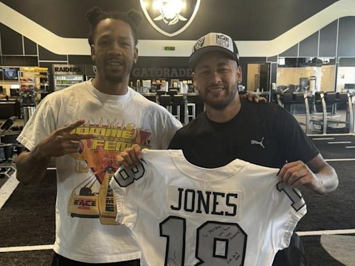 Neymar se entrena en las instalaciones de Las Vegas Raiders