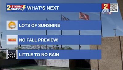 Friday AM Forecast: saying goodbye to Francine, and hello to lots of sunshine