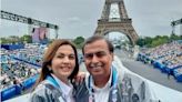 Ambanis at Paris Olympics 2024: Nita Ambani, Mukesh Ambani attend opening ceremony, meet French prez Emmanuel Macron