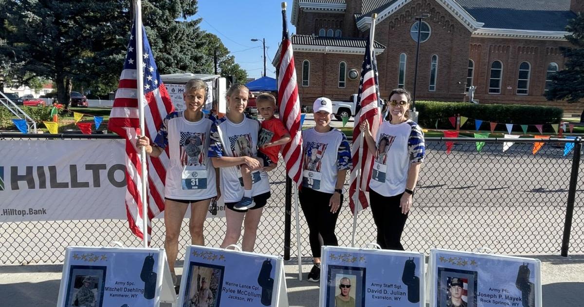 Former Rock Springs residents run to honor fallen soldiers