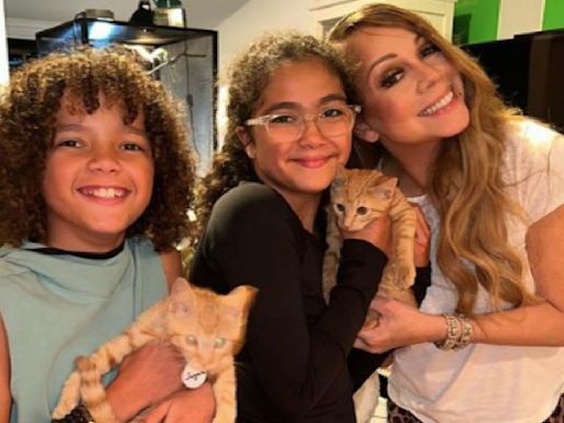 Mariah Carey’s Twins Moroccan And Monroe Pose Backstage With Olivia Rodrigo At Her Concert; SEE HERE