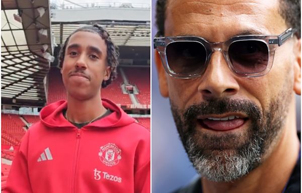 Leny Yoro explains Rio Ferdinand’s influence behind Manchester United transfer