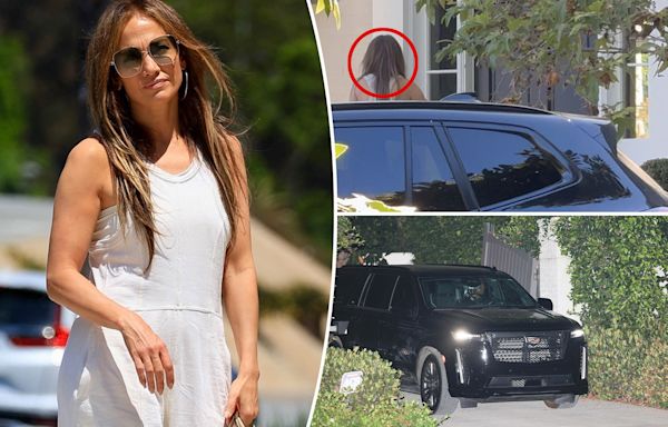 Jennifer Lopez leaves Ben Affleck’s rental home after 5-hour visit as divorce rumors swirl