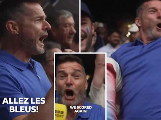 First Dates star Fred Sirieix goes wild as he watches rugby sevens with fans