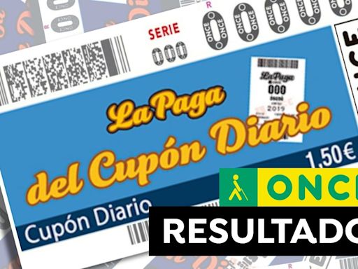 Comprobar ONCE: Resultado del Cupón Diario y Super Once hoy martes 2 de julio de 2024