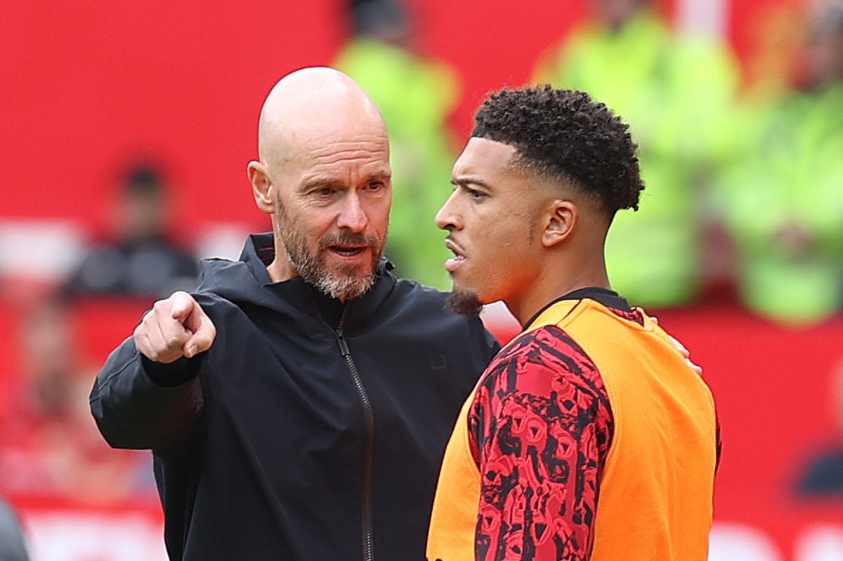 Manchester United: 'Happy' Erik ten Hag hints at Jadon Sancho sale in response to dazzling loan form