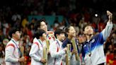 North and South Korea athletes pose for historic Olympics selfie