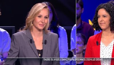 Européennes 2024: Marion Maréchal accuse Manon Aubry d'être allée "vandaliser" une AG de Total