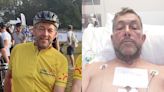 Charity cyclist ‘grateful’ after doctors riding behind save his life with CPR