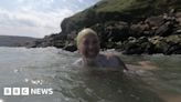 English Channel: 'Swimming with a seal in the channel gave me a lift'