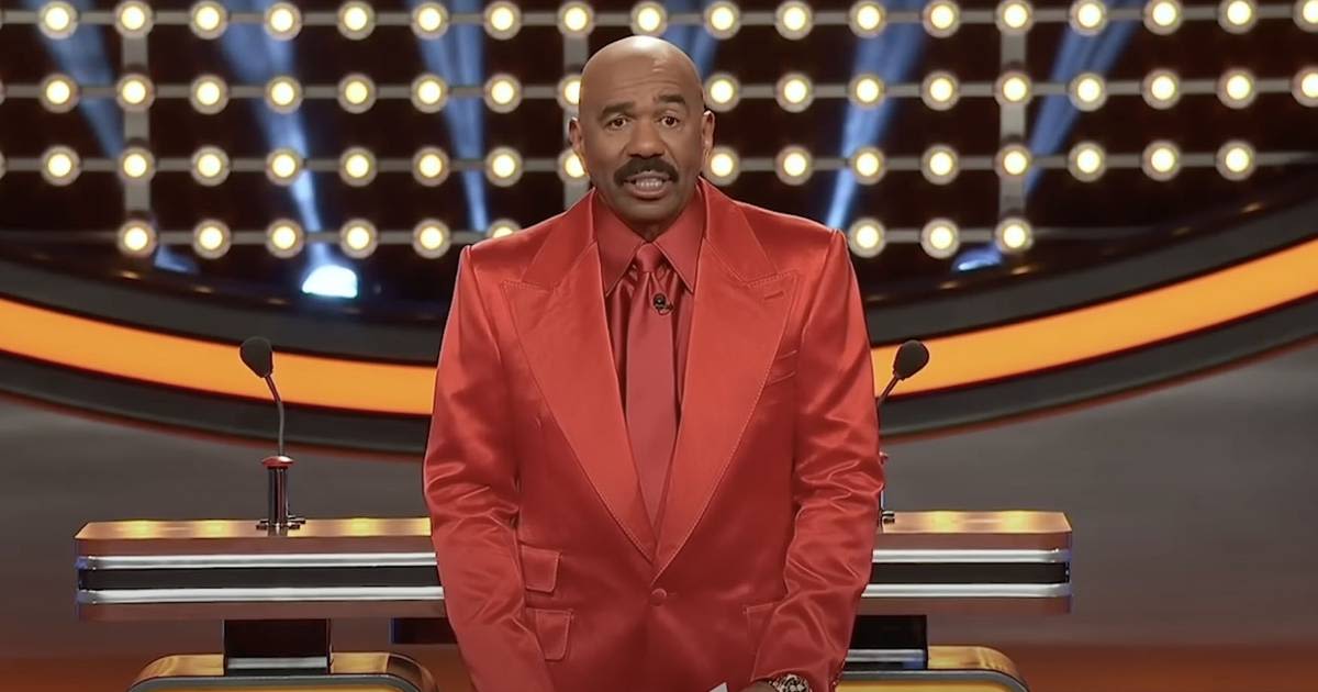 Steve Harvey Shocked by ‘Celebrity Family Feud’ Answers to ‘Who is the Greatest Rapper of All Time?’