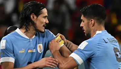 La emotiva reacción de Luis Suárez al retiro de Edinson Cavani de la selección de Uruguay